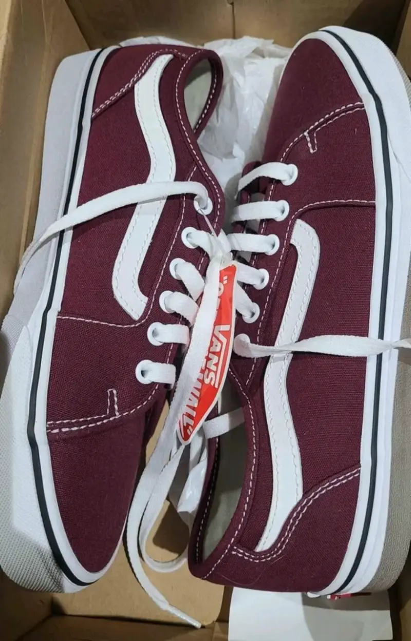 Zapatillas Vans Filmore Decon Burdeos Talla 41 - 3
