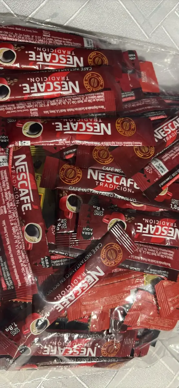 55 Sobres de Café Instantáneo Nescafé Tradición
