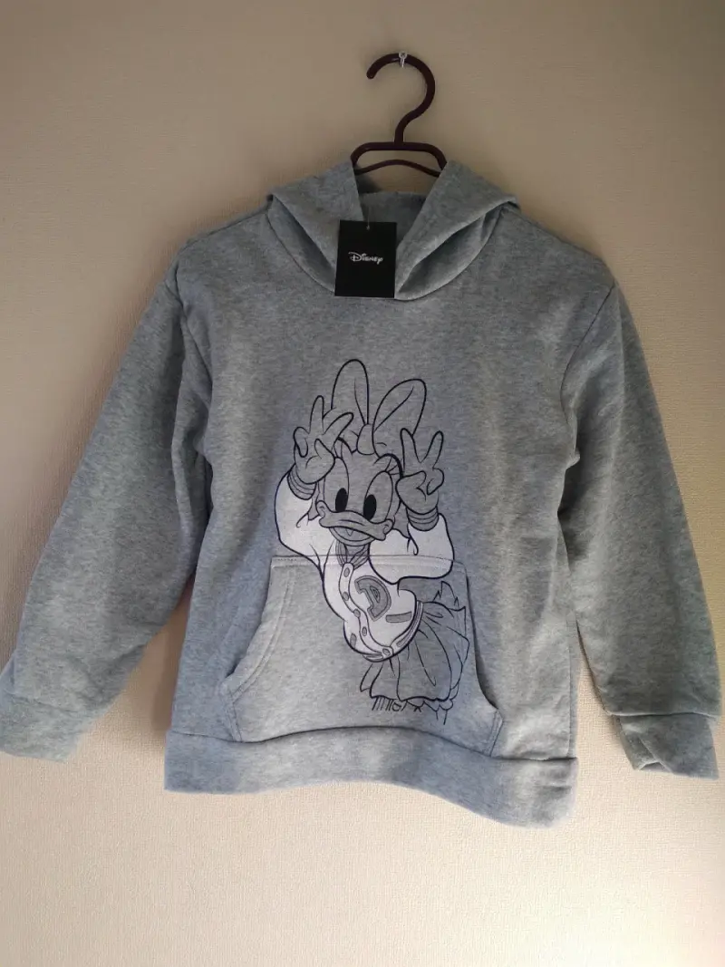 Polerón gris con capucha de Disney para niños