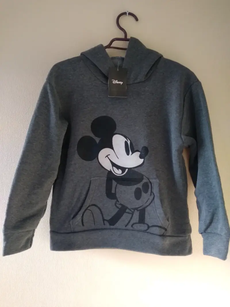 Polerón gris con capucha de Mickey Mouse Disney