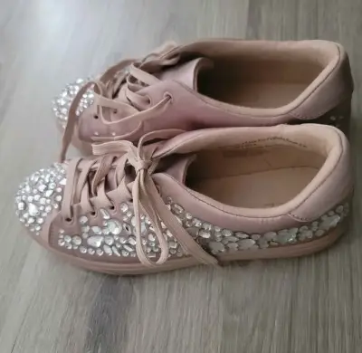 Zapatillas Aldo rosadas con pedrería - miniatura 4