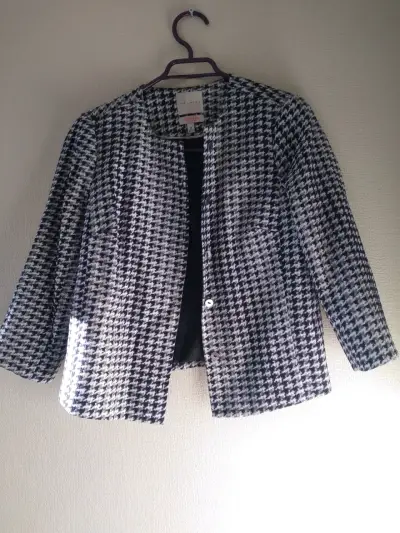 Chaqueta de mujer con diseño pata de gallo - miniatura 2