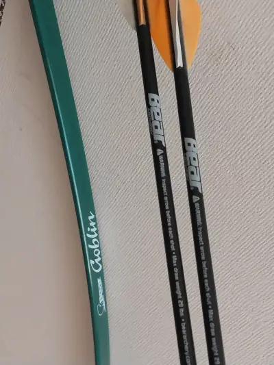 Arco recurvo Bear Archery Goblin verde - miniatura 4