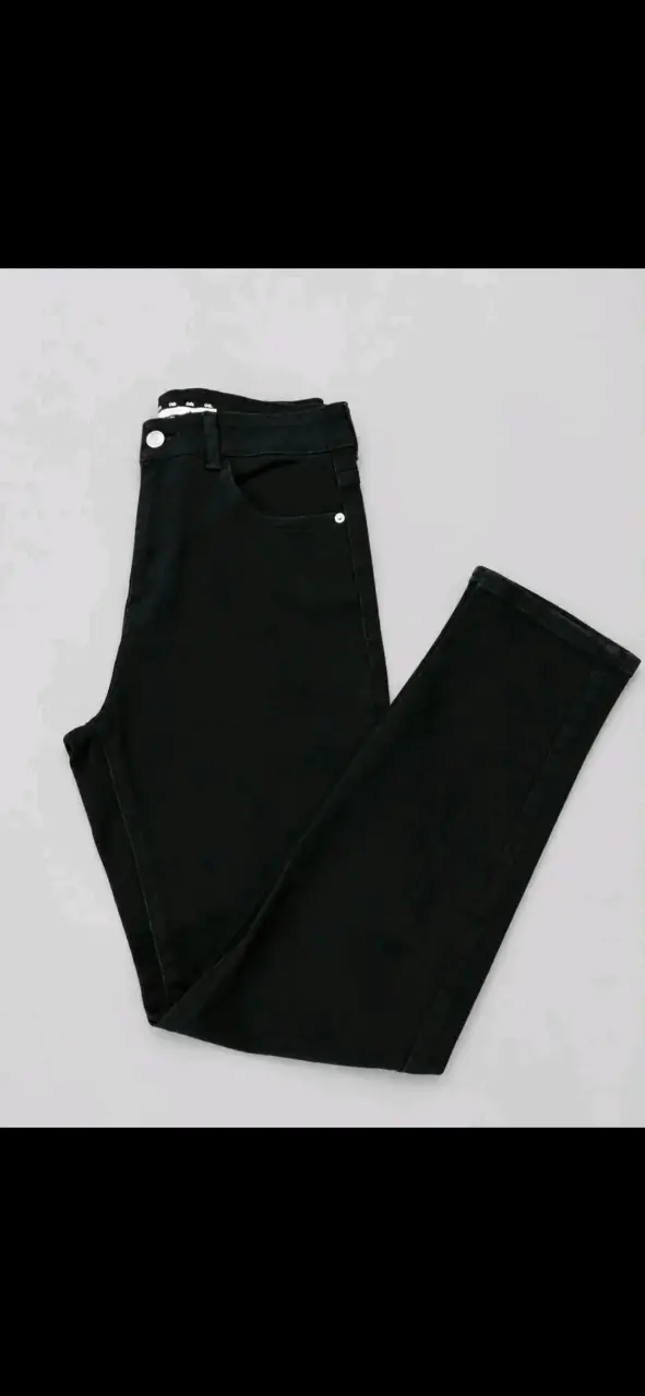 Pantalones de cuero sintético marrón para mujer - 2