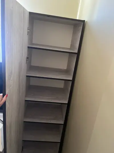 Armario con espejo de madera moderno - miniatura 3