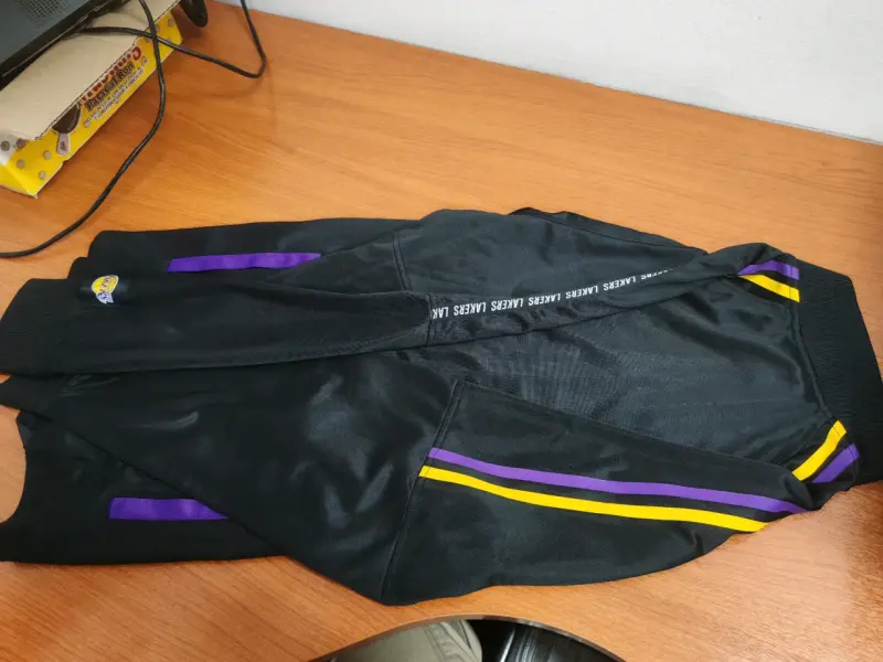 Chaqueta deportiva negra Los Angeles Lakers NBA - 2