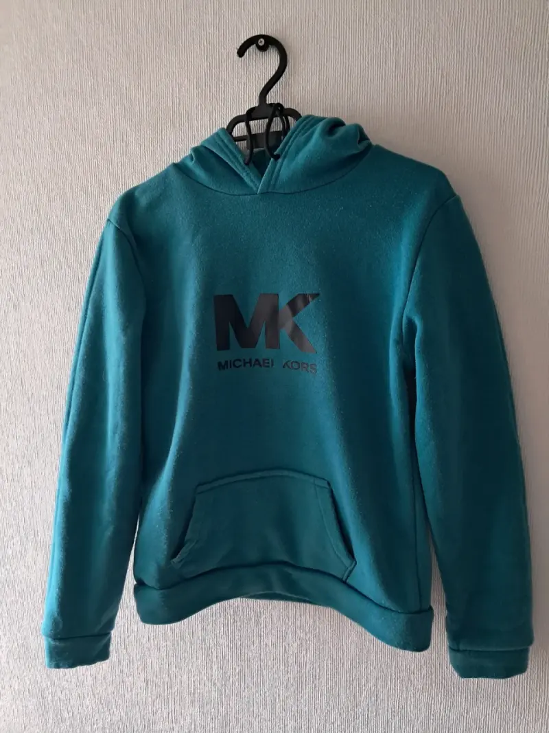 Polerón con capucha Michael Kors azul
