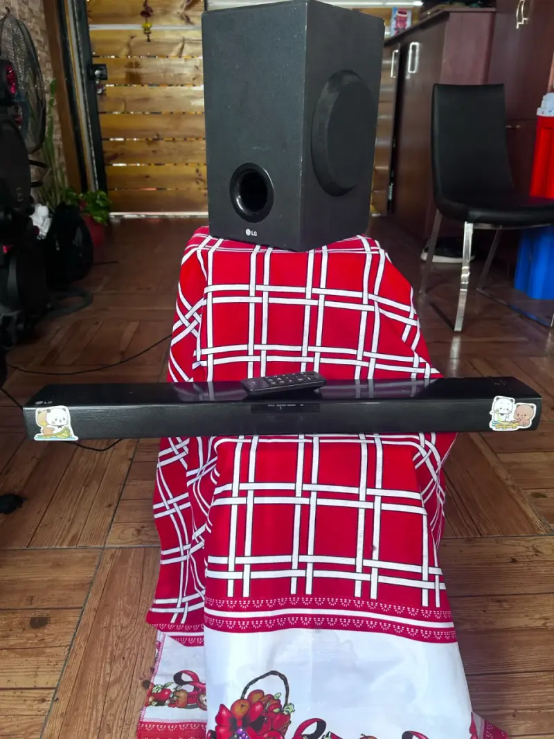 Sistema de sonido LG con subwoofer y control remoto - 2