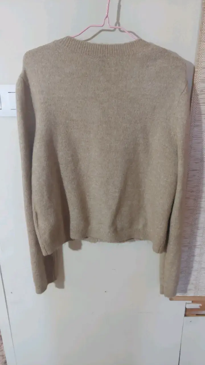 Cardigan beige de lana H&M Divided - 2