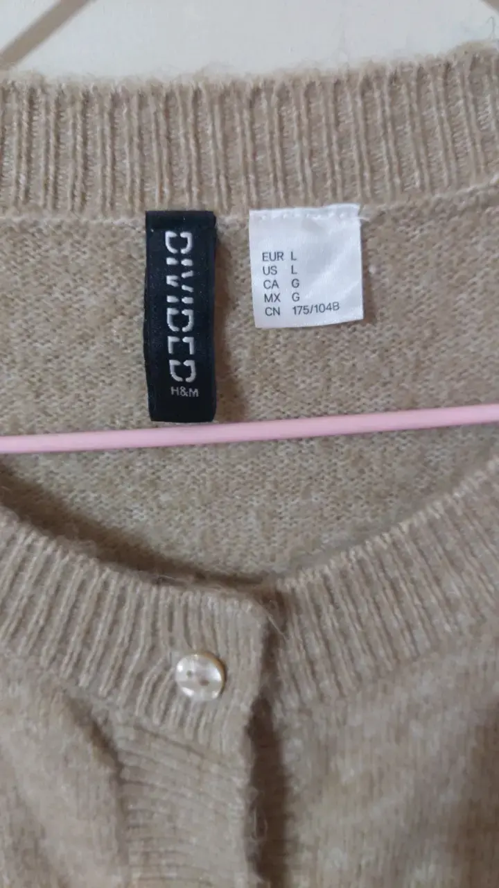 Cardigan beige de lana H&M Divided - 3