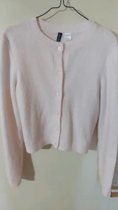 Cardigan de mujer rosa claro C&A - miniatura 1