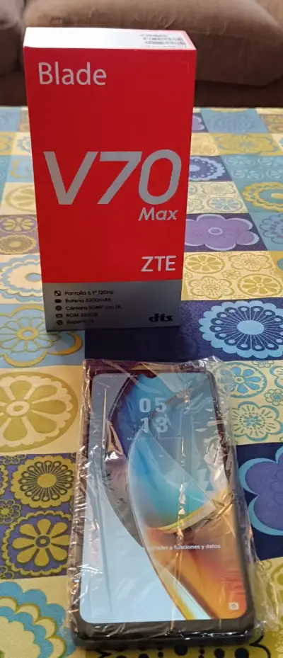 Smartphone ZTE Blade V70 Max 256GB Azul - miniatura 2