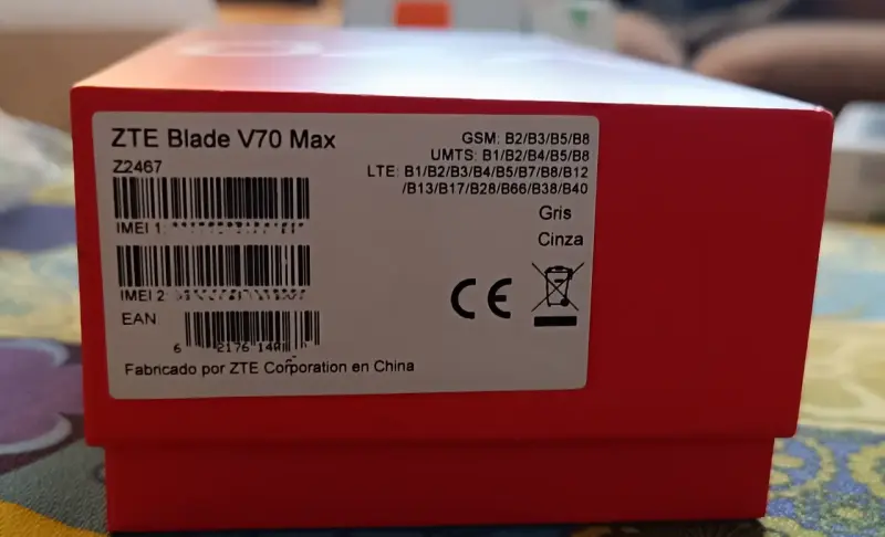 Smartphone ZTE Blade V70 Max 256GB Azul - 5