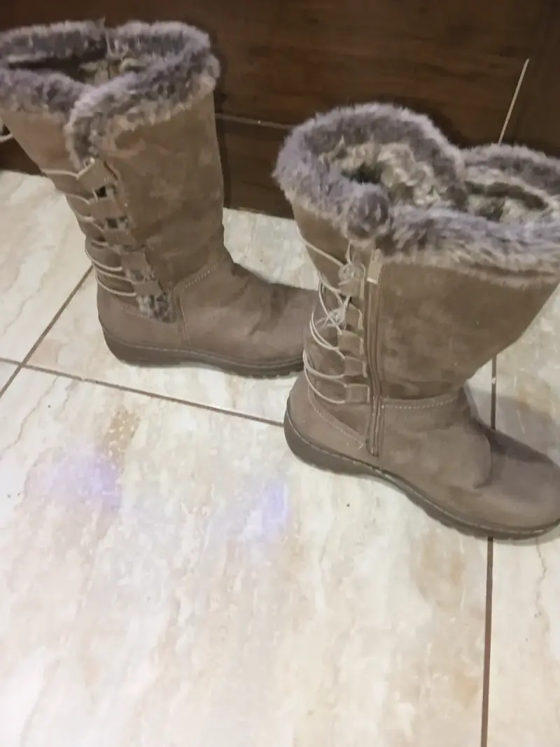 Botas de invierno con forro de piel sintética - 1