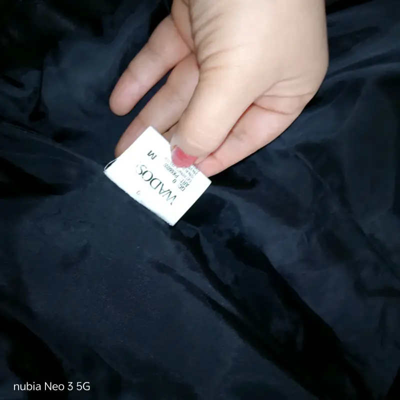 Chaqueta de cuero sintético negra para mujer - 4