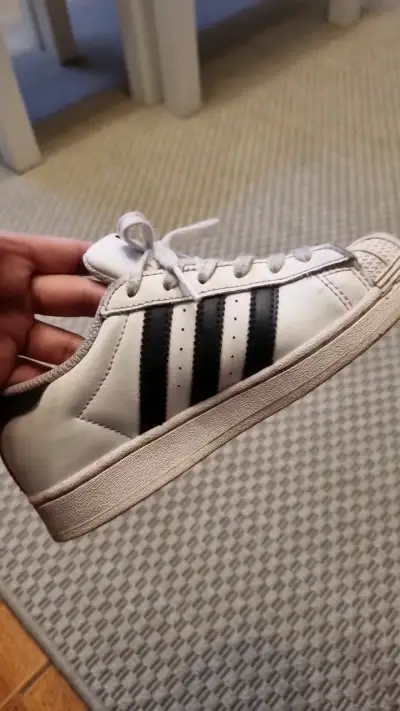 Zapatillas Adidas Superstar Blancas Talla 30 - miniatura 1