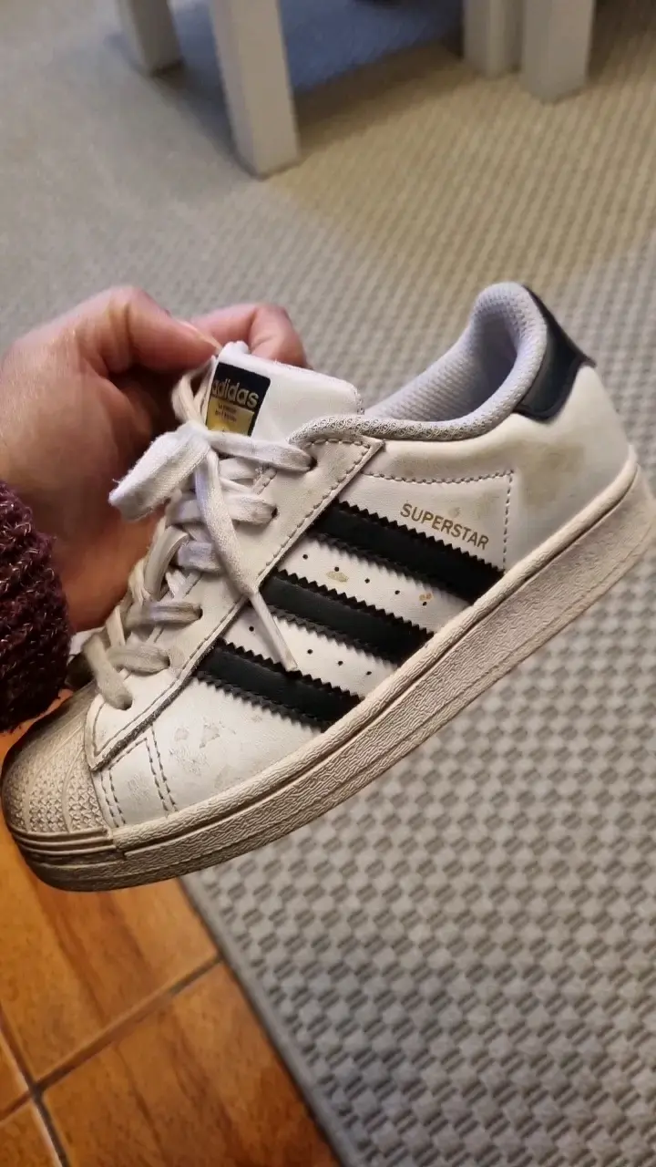 Zapatillas Adidas Superstar Blancas Talla 30 - 3