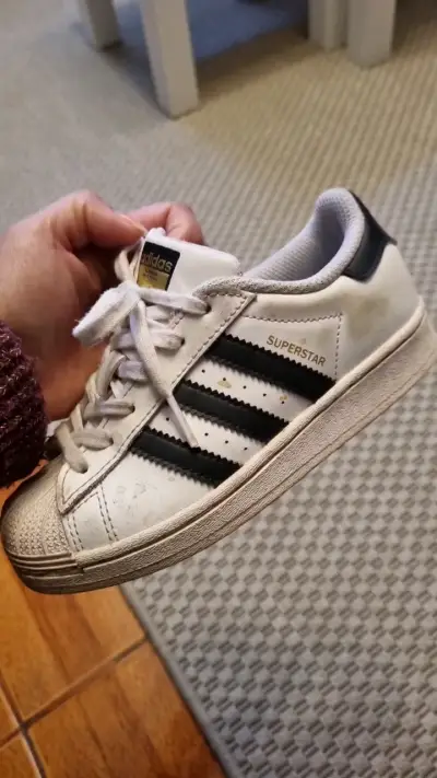 Zapatillas Adidas Superstar Blancas Talla 30 - miniatura 3