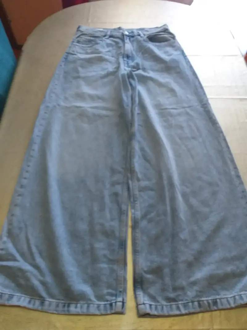Jeans anchos de mezclilla H&M unisex - 1