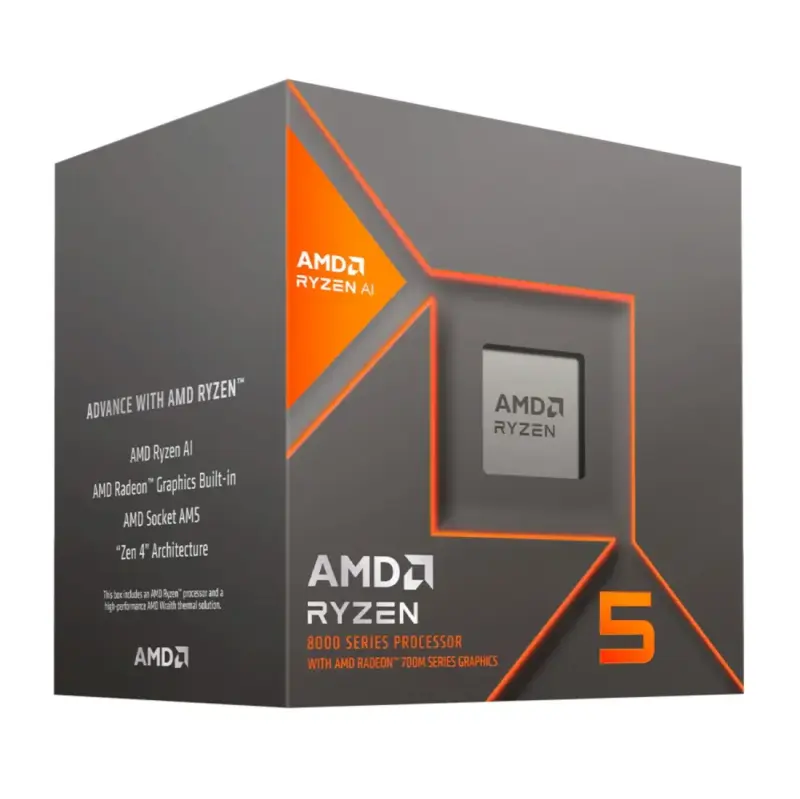 Procesador AMD Ryzen 5 8500G con gráficos integrados