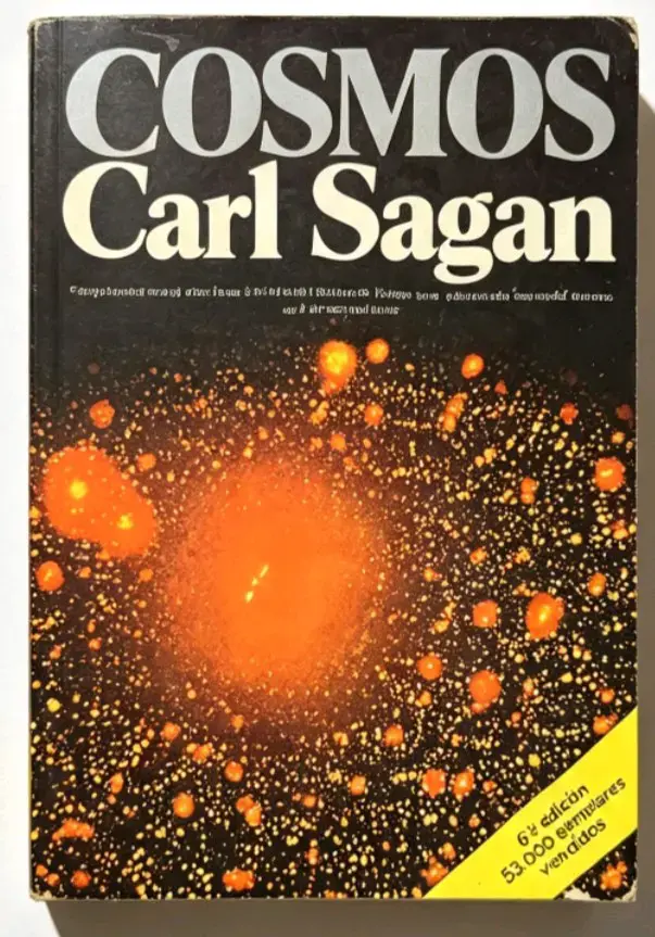 Libro Cosmos de Carl Sagan 6ª edición