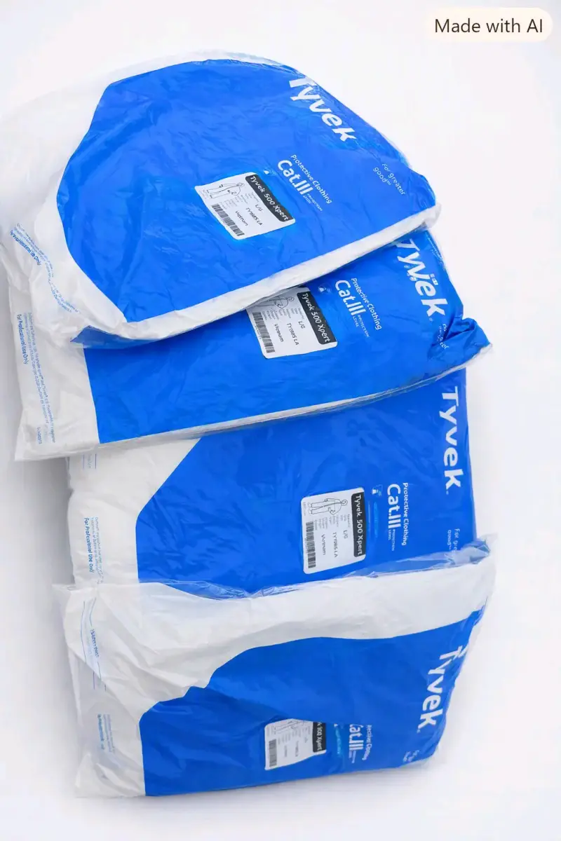 Ropa de protección Tyvek Cat III desechable
