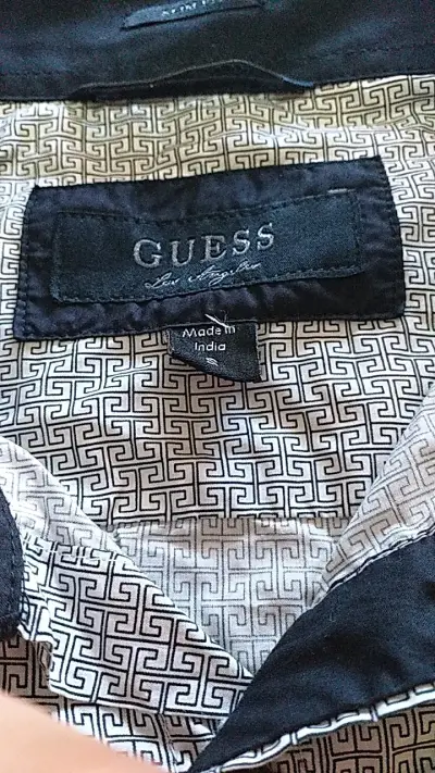 Camisa de hombre Guess con diseño geométrico - miniatura 2
