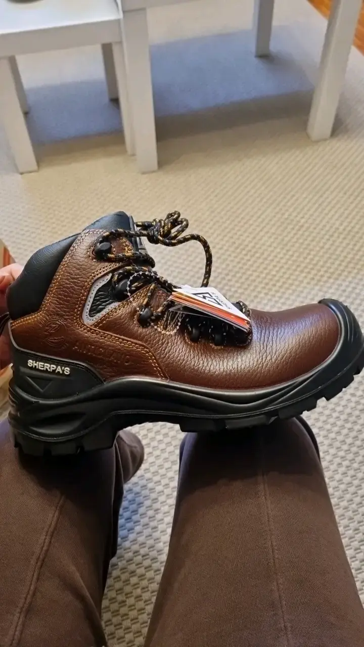 Botas de seguridad Sherpa's marrones talla 38