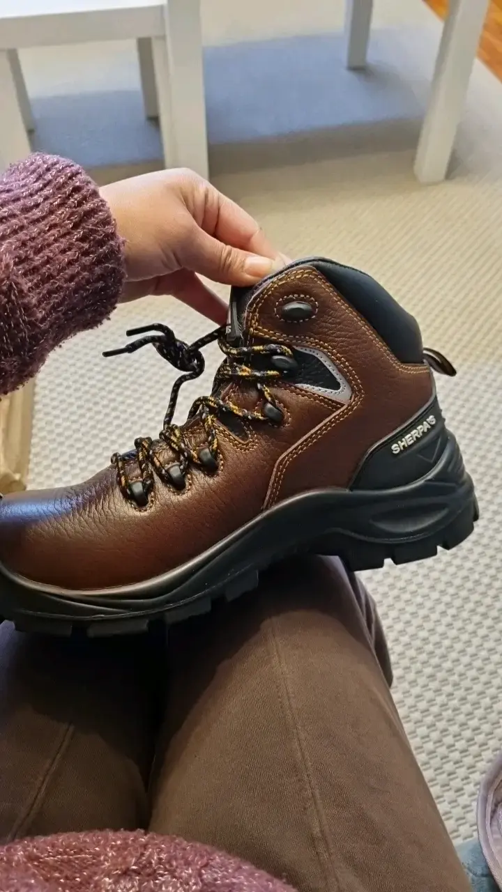 Botas de seguridad Sherpa's marrones talla 38 - 3
