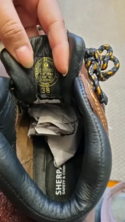 Botas de seguridad Sherpa's marrones talla 38 - miniatura 4