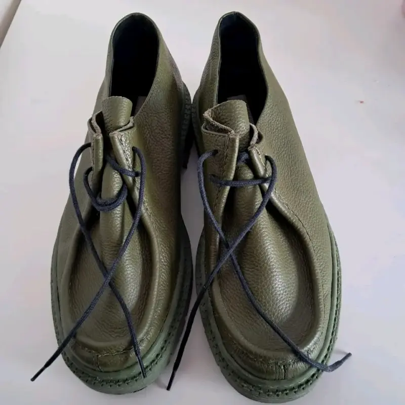 Zapatos de cuero verde Zapatería Maestra - 2