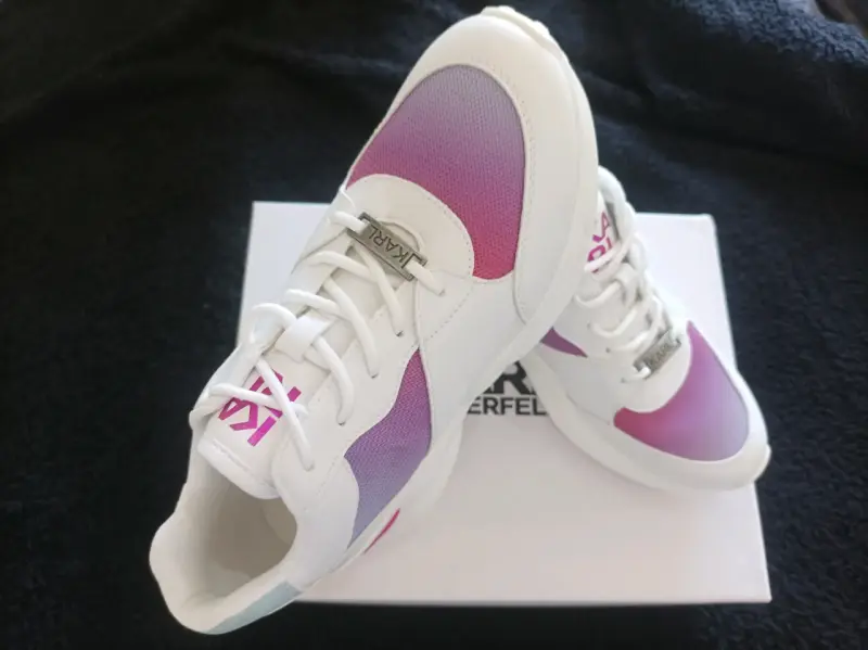 Zapatillas deportivas Karl Lagerfeld blancas y moradas - 1