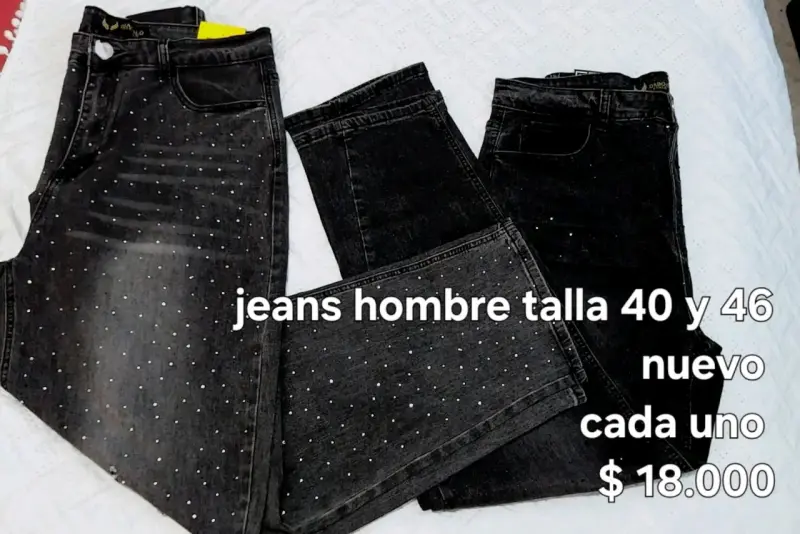 Jeans Hombre Talla 40 y 46 Nuevos - 4