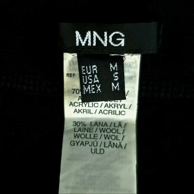 Falda para mujer Mango Talla M con cierre frontal - 4