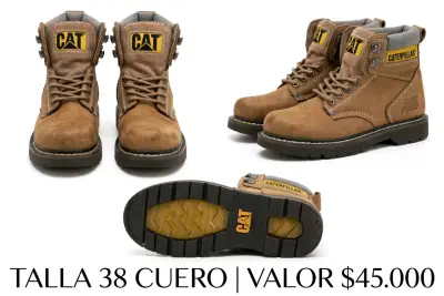 Botas de cuero Caterpillar talla 38 - miniatura 1