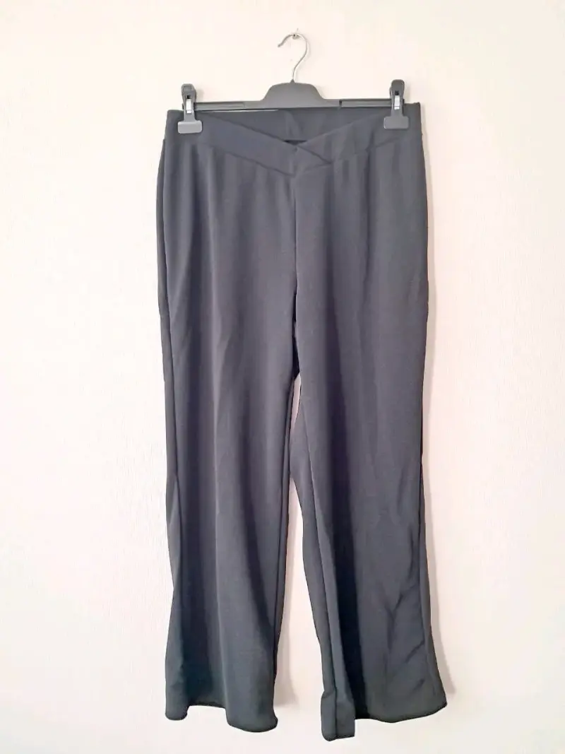 Pantalones de vestir negros para mujer