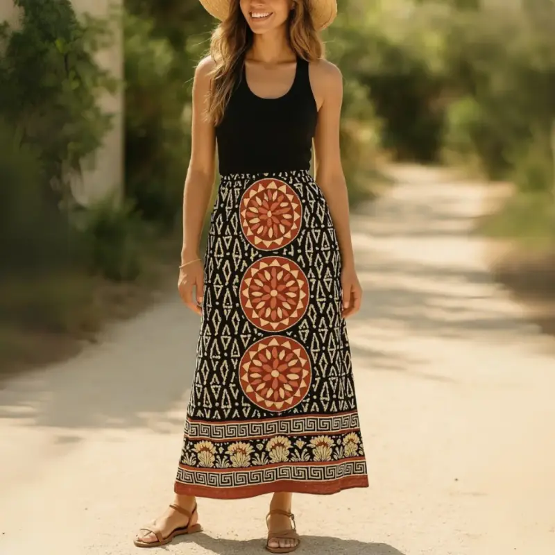 Falda para mujer Indian Emporium Talla L - 2