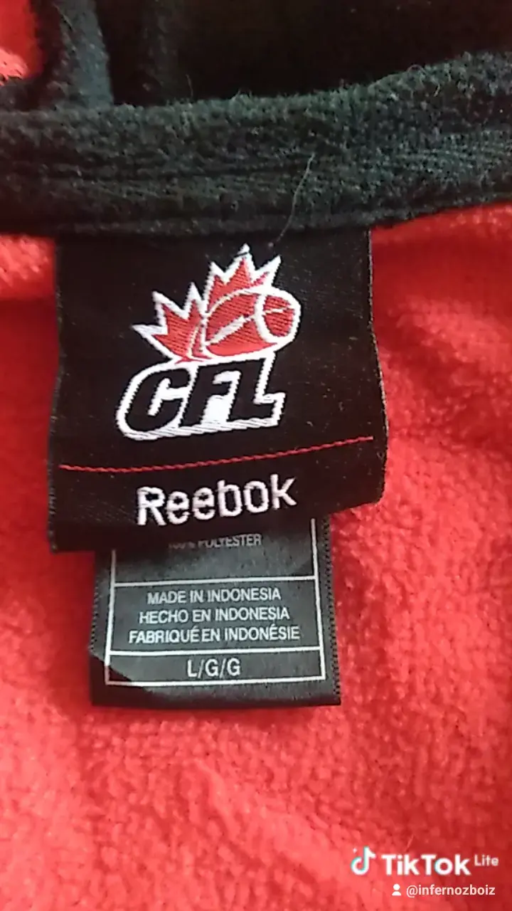 Chaqueta Reebok CFL roja con capucha - 4