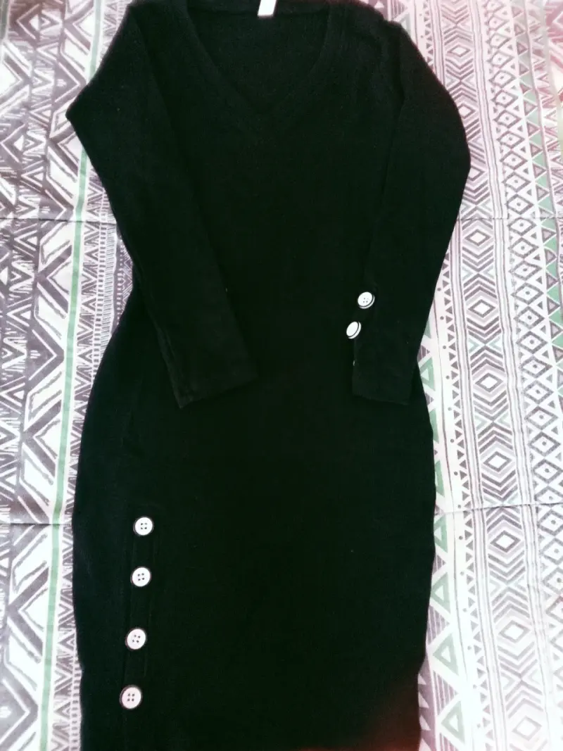 Vestido negro talla S - 1