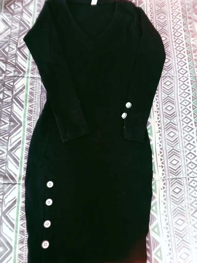 Vestido negro talla S - 2