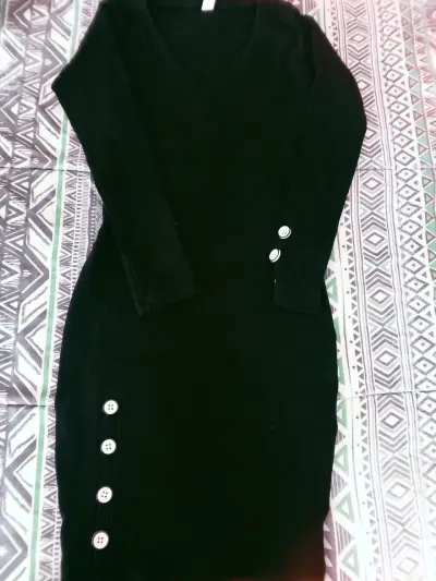 Vestido negro talla S - miniatura 2