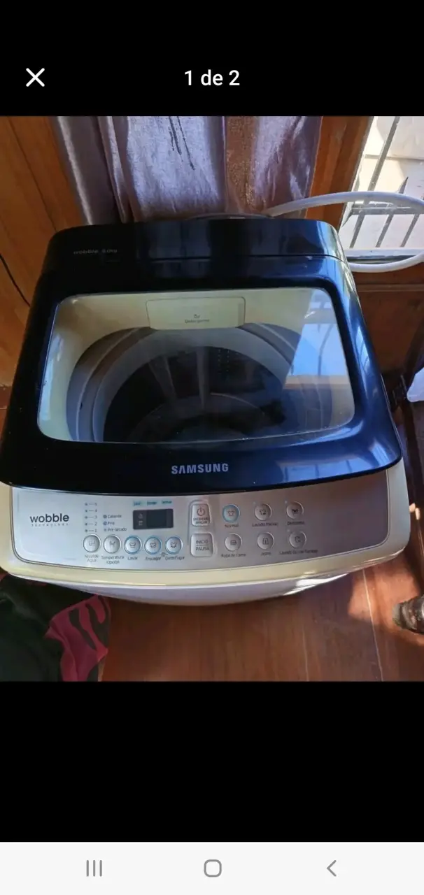 Lavadora Samsung Wobble 9 kg en buen estado