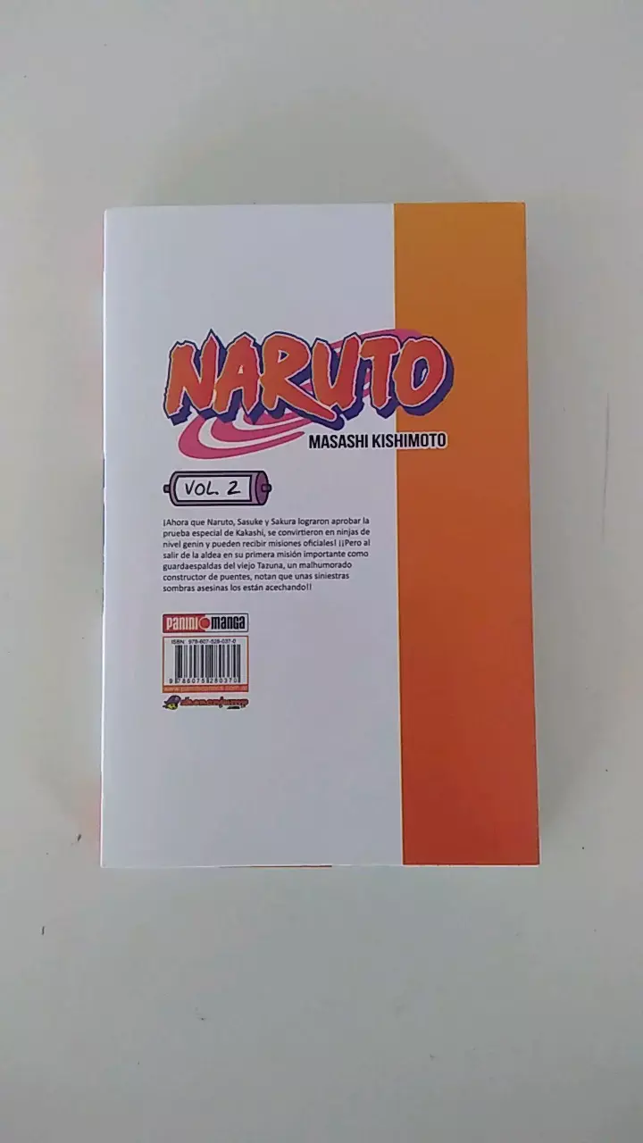 Manga Naruto Volumen 2 de Masashi Kishimoto - 2
