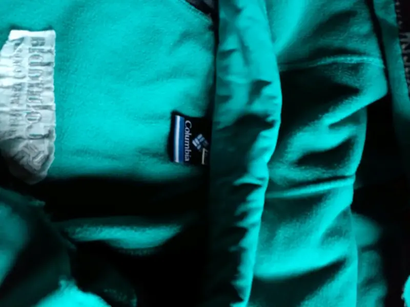Chaqueta impermeable Columbia verde y gris - 4