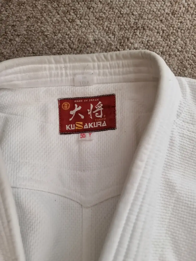 Kimono de Judo KuSakura Blanco Talla 55 - 3