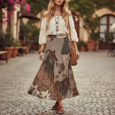 Falda para mujer Maxi Foryetts Talla L - miniatura 4