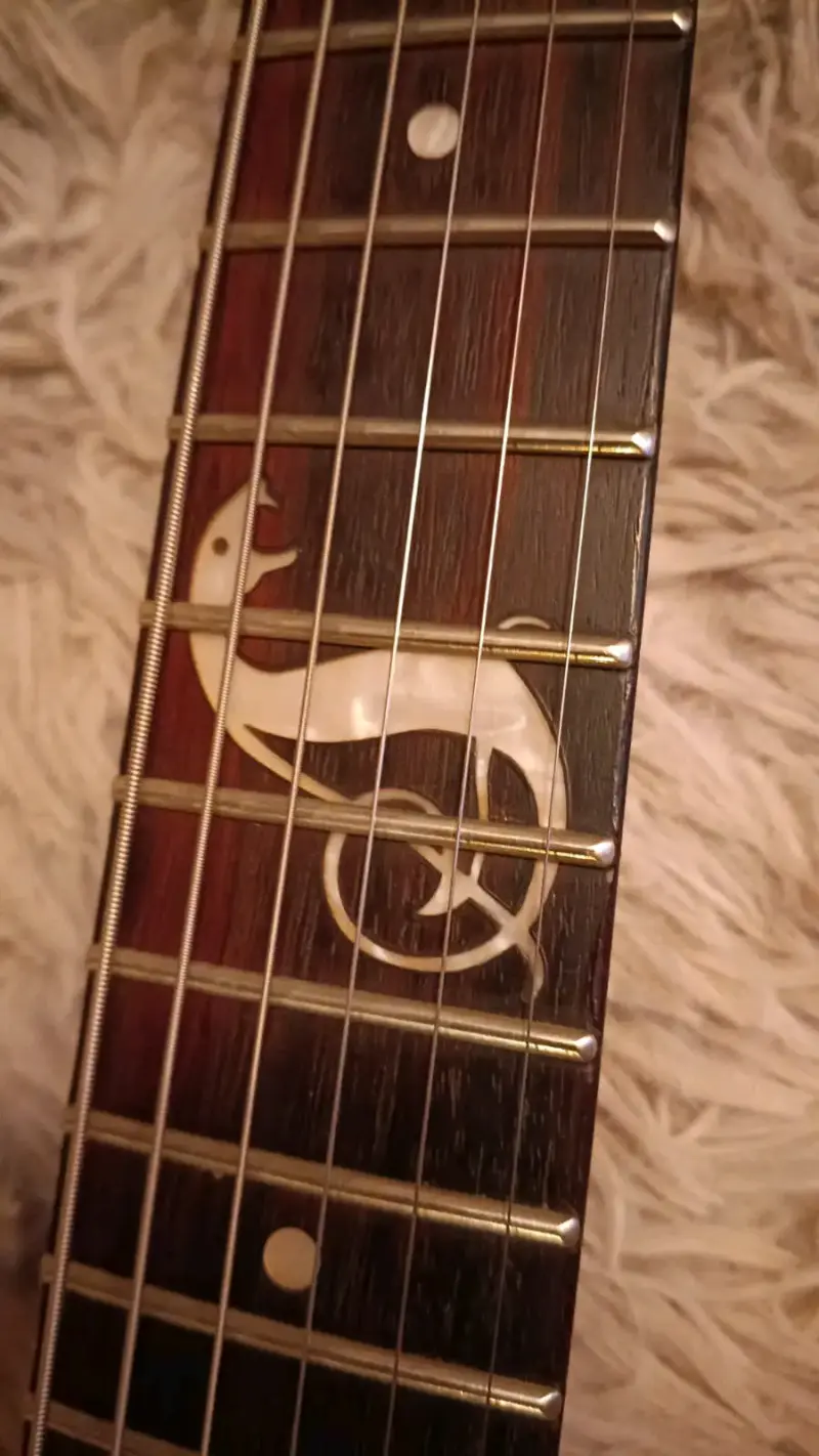 Guitarra eléctrica ESP snakebyte clon caoba - 2