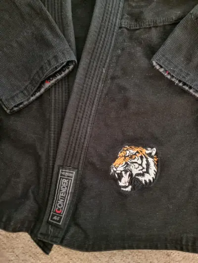 Kimono de Jiu Jitsu Venum Contender negro - miniatura 1
