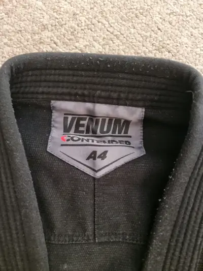 Kimono de Jiu Jitsu Venum Contender negro - miniatura 2