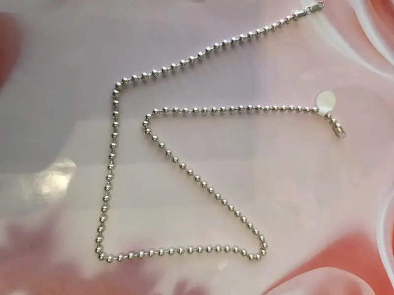 Collar de plata hombre Elegante - 2